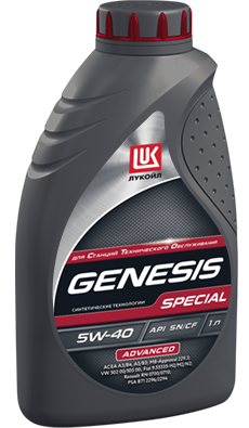 LUKOIL GENESIS SPECIAL ADVANCED 5W-40 (Только в СТО)
